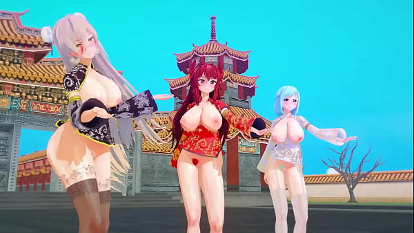 Malam Imlek Bareng Mmd Vtuber China, Nafsu Panas Di Setiap Gerakan 【kkvmd】 (karya 熊野ひろ)